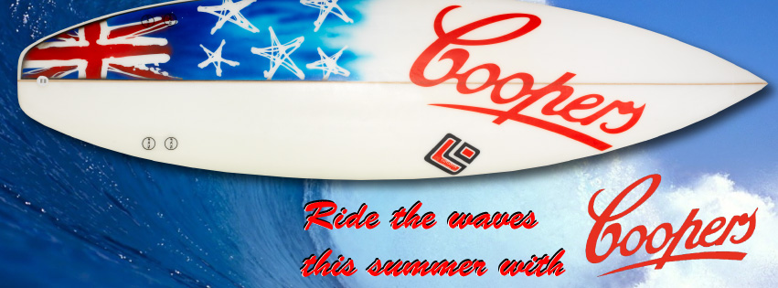 Coopers Surfboard Promo